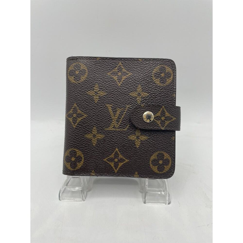 Louis Vuitton Monogram Compact Zip Bifold Wallet/4X0248